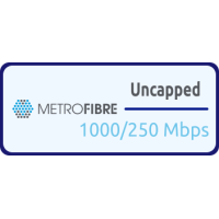Metro Fibre 1000/250Mbps Uncapped